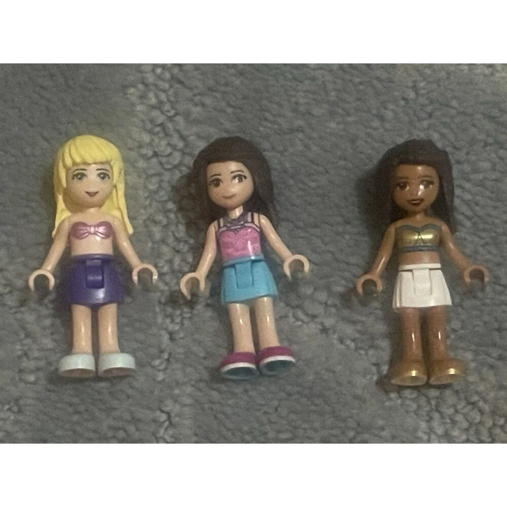 LEGO 41374 Friends Andrea's Pool Party Incomplete + 1.2 Lbs Extra Legos, Slide - Picture 4 of 6
